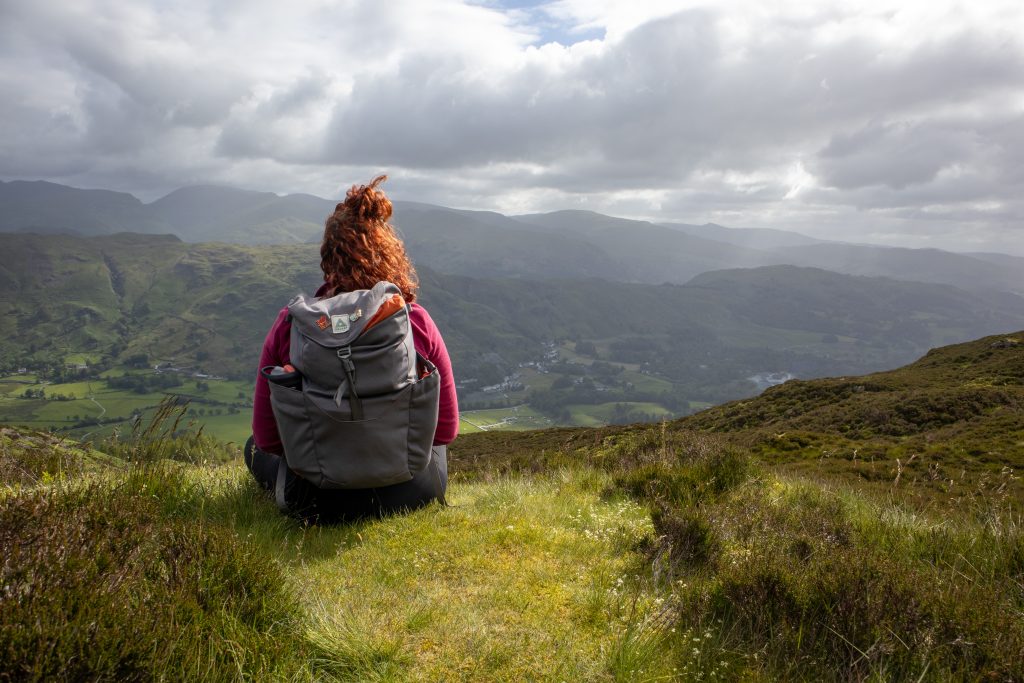 Ann in the Lake District fells