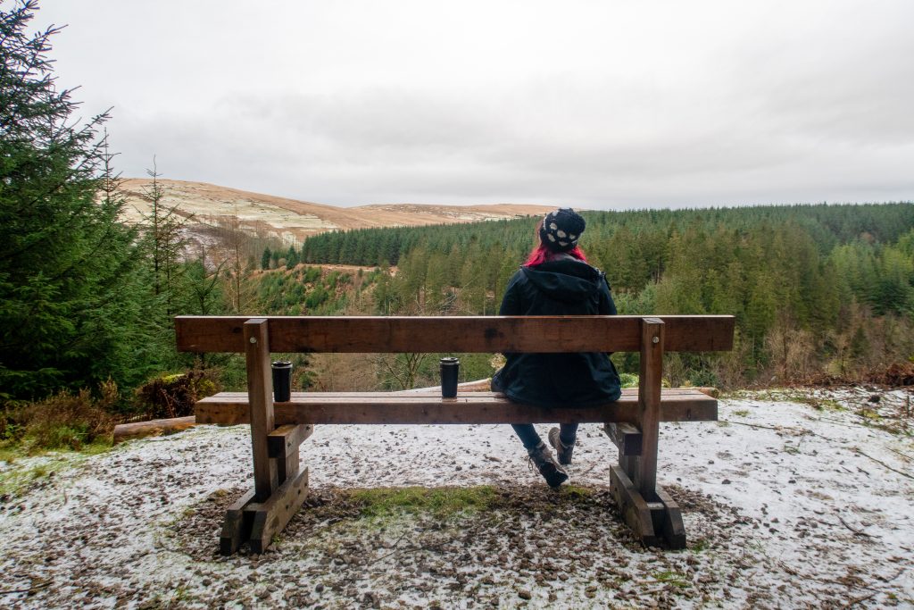 Ann at Blengdale viewpoint