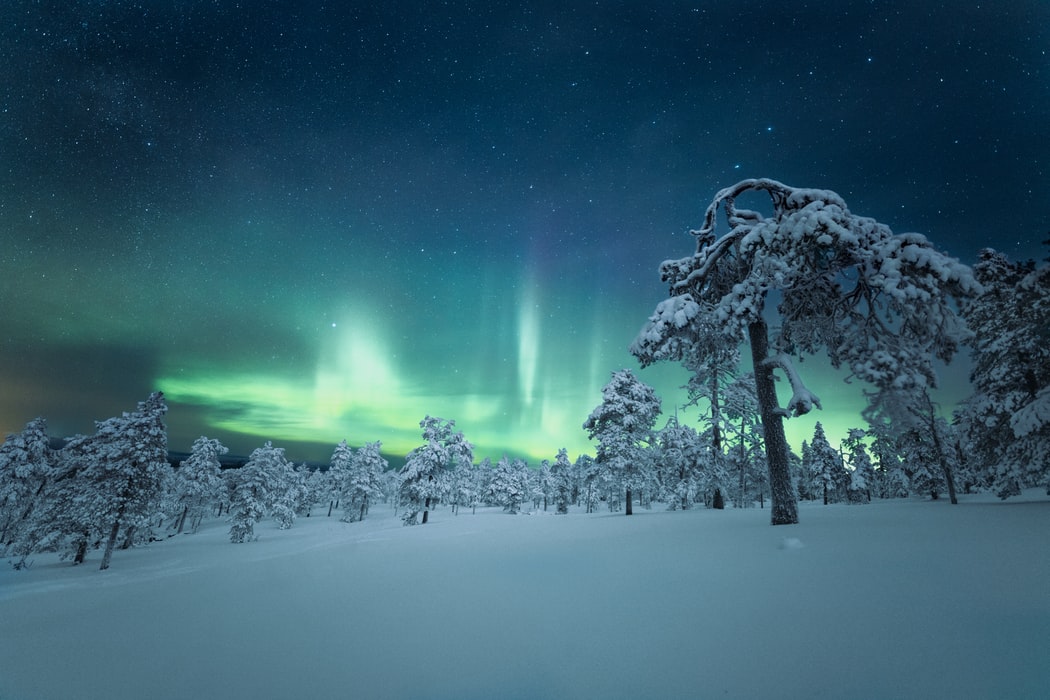 Northern Lights in Lapland, Finland