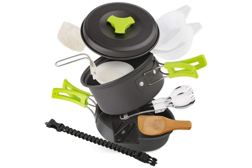 EXTSUD Camping Cookware Kit 12 Pcs