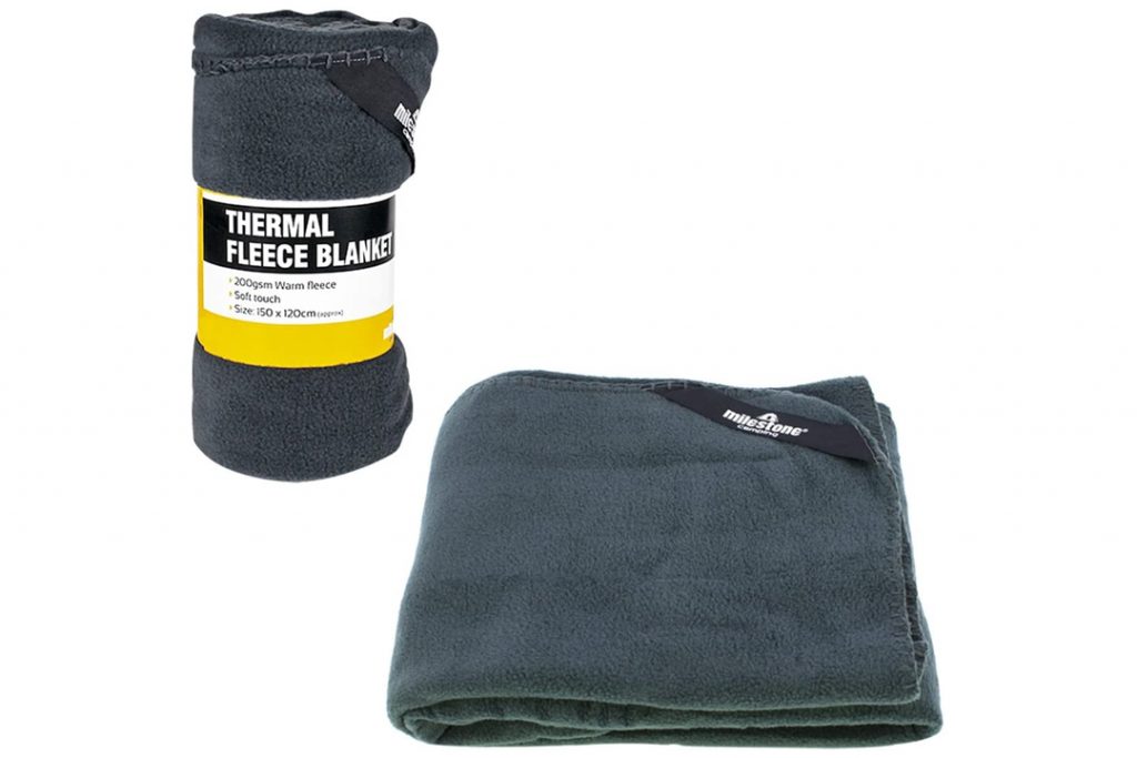 Milestone Camping Thermal Polar Fleece Blanket